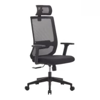 Кресло Lid RCH 853A-DP3D (сетка черная/ткань )