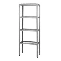Стеллаж для сушки посуды ССПб 1600x600x300 «Base» (сетки «стаканы» 4 шт.)