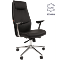 Кресло Chairman VISTA (экокожа черная)