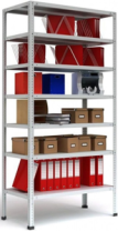 Стеллаж металлический Титан МС-750 2500x1200x600/8